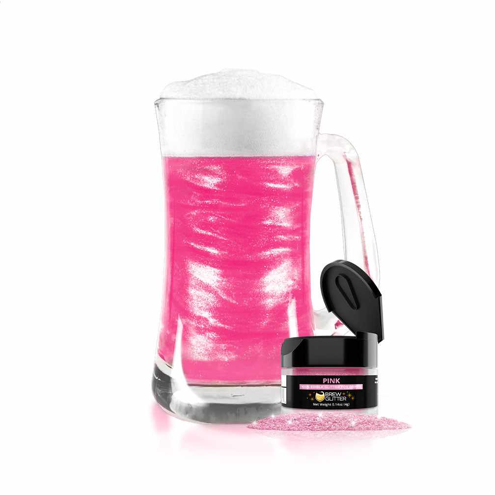 Pink Brew Glitter  | FDA Approved glitter  | Bakell