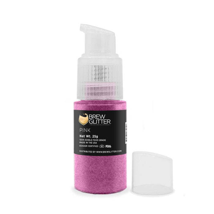 Pink Edible Glitter Spray Pump | Brew Glitter | Bakell