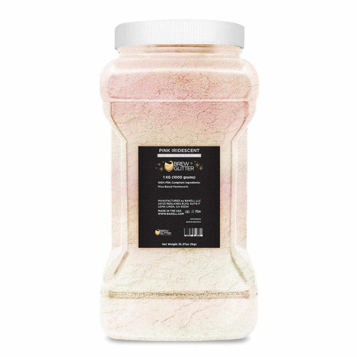 Pink Iridescent Glitter for Coffee, Cappuccinos & Lattes | Bakell.com