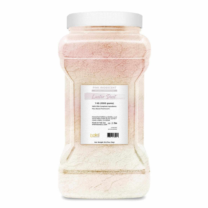 Pink Iridescent Luster Dust Pearlized Powder | Bakell