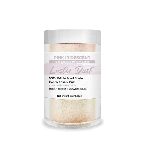Pink Iridescent Luster Dust Pearlized Powder | Bakell