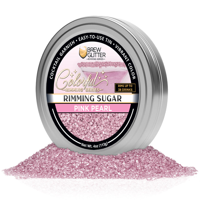 Pink Pearl Rimming Sugar | Bulk Sizes