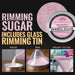 Pink Pearl Rimming Sugar by the case (24 units)-Wholesale_Rimming Sugar-bakell