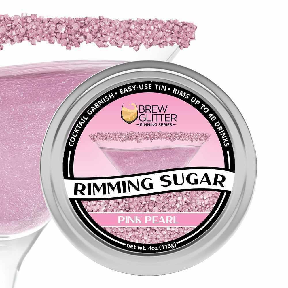Buy Pink Pearl Rimming Sugar For Cocktails - Pink Sugar - Bakell — Bakell®