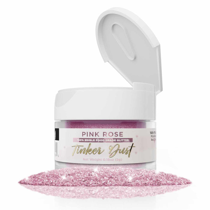 Pink Rose Edible Glitter | Tinker Dust® 5 Grams-Tinker Dust_5G_Google Feed-bakell