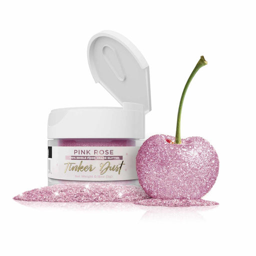 Pink Rose Edible Glitter | Tinker Dust® 5 Grams-Tinker Dust_5G_Google Feed-bakell