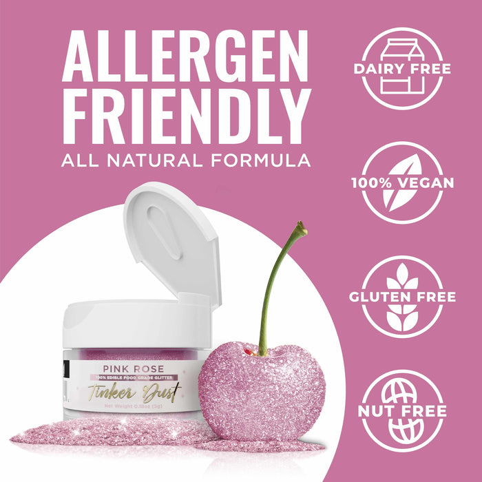 Pink Rose Tinker Dust® Glitter Bulk Size-Bulk_Tinker Dust-bakell