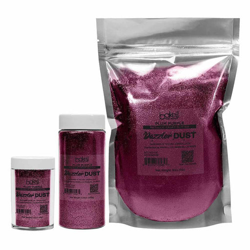 Plum Purple Ultrafine Metallic Craft Glitter Dazzler Dust | Premium Polyester Non-Toxic | Bakell-B2C_Dazzler Dust-bakell