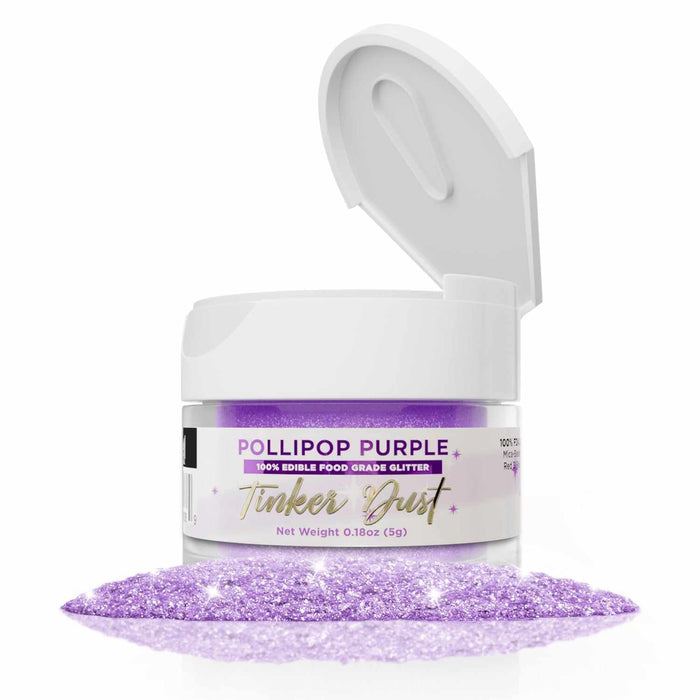 Pollipop Purple Edible Glitter | Tinker Dust® 5 Grams-Tinker Dust_5G_Google Feed-bakell