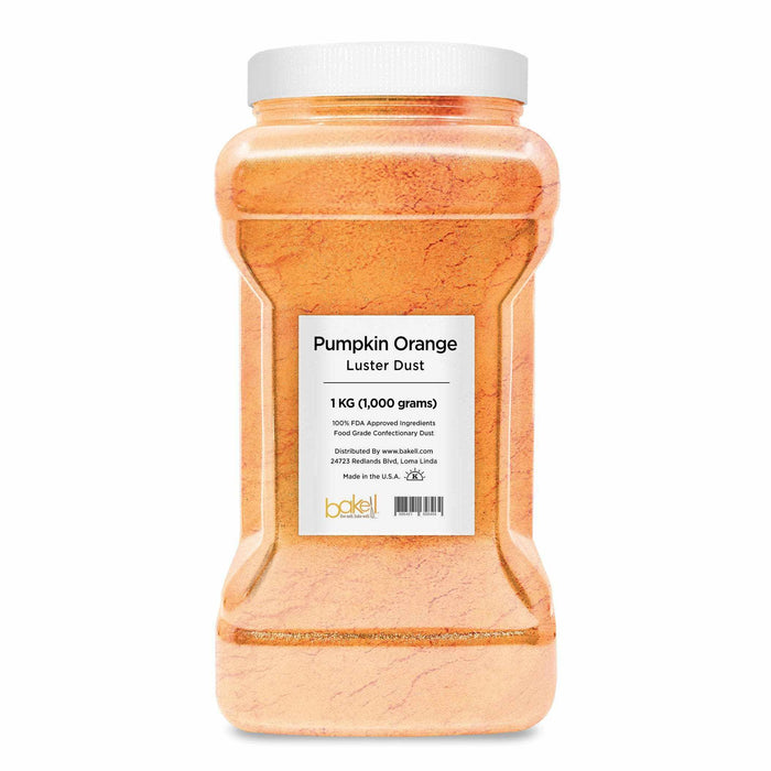 Pumpkin Orange Edible 4g Luster Dust | FDA Approved | Bakell