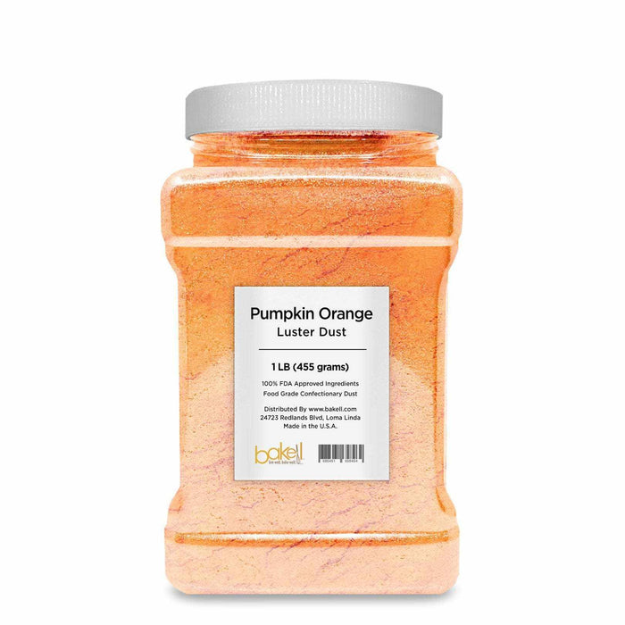 Pumpkin Orange Edible 4g Luster Dust | FDA Approved | Bakell