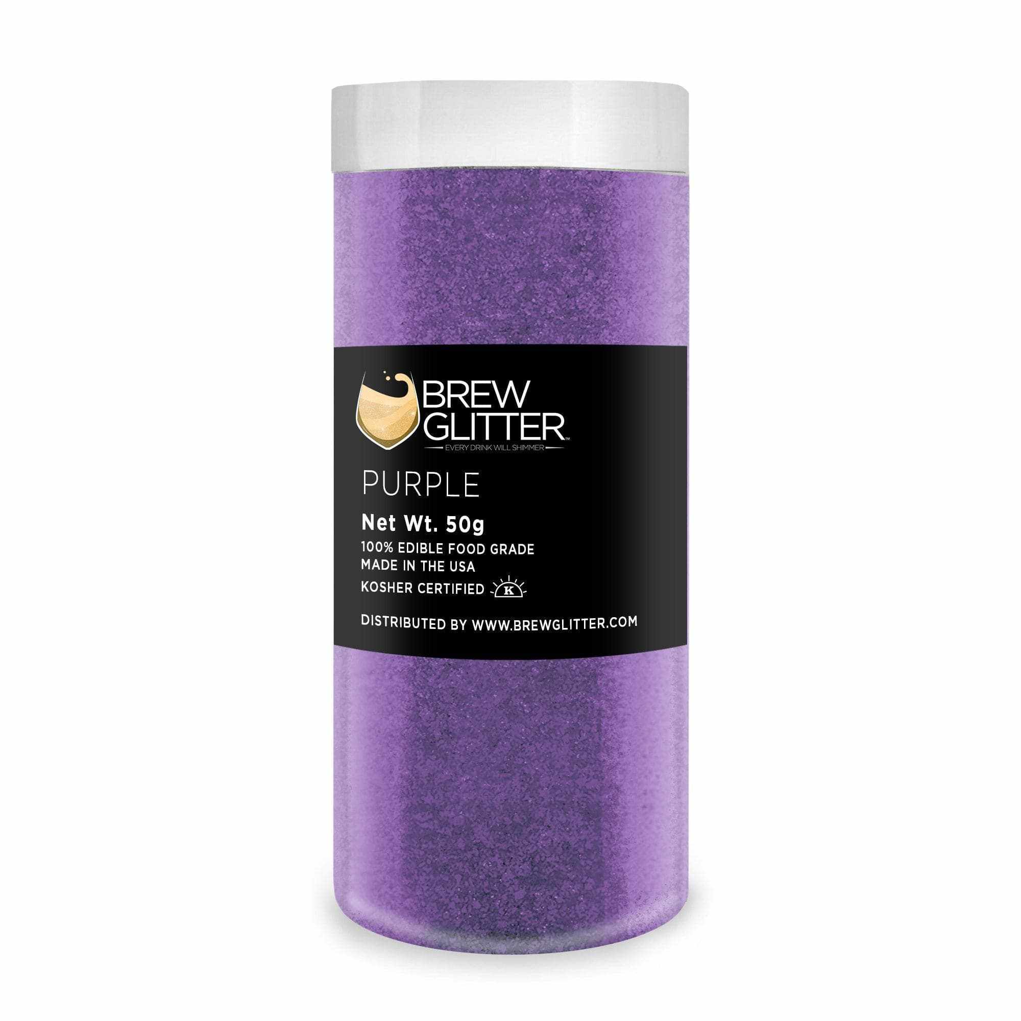 Purple Brew Glitter®, Bulk Size | Beverage & Beer Glitters from Bakell