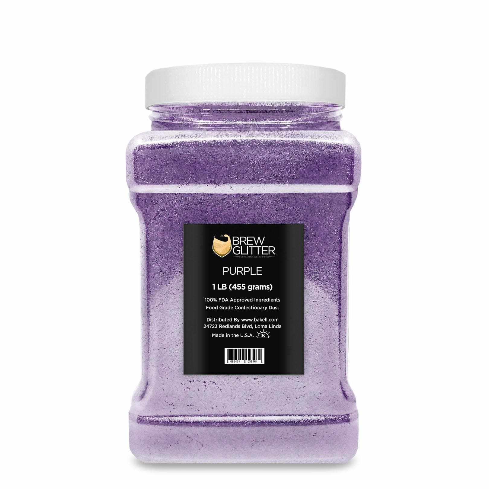 Purple Brew Glitter®, Bulk Size | Beverage & Beer Glitters from Bakell