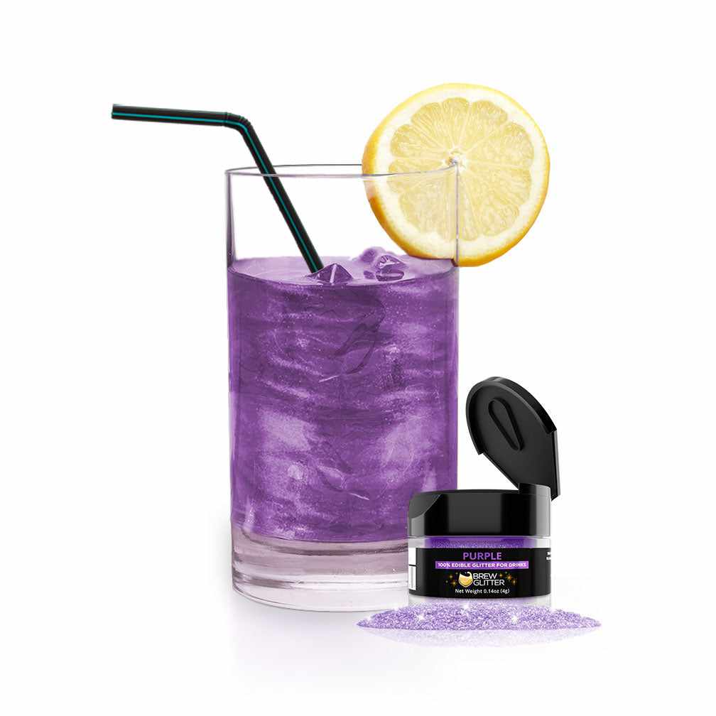 Purple Beverage & Drink Glitter, Edible Glitter | Bakell.com