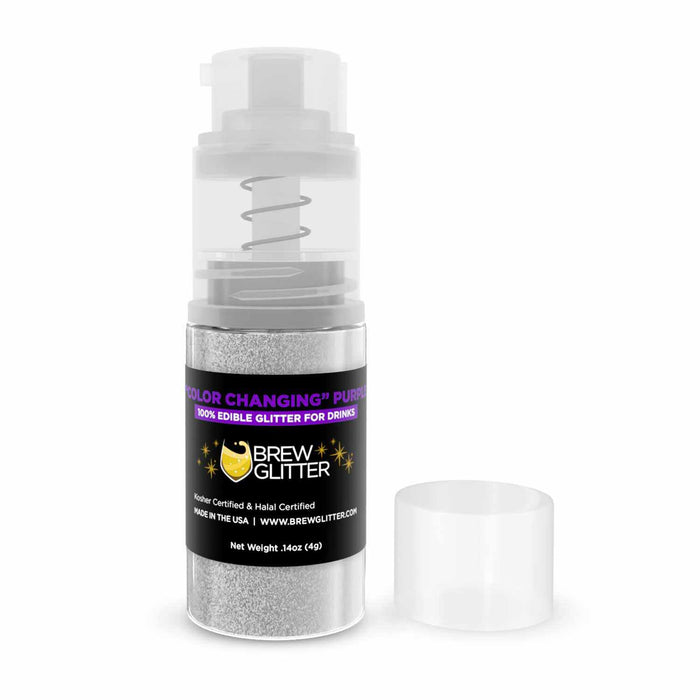 Purple Edible Glitter Mini Spray Pump | Brew Glitter | Bakell