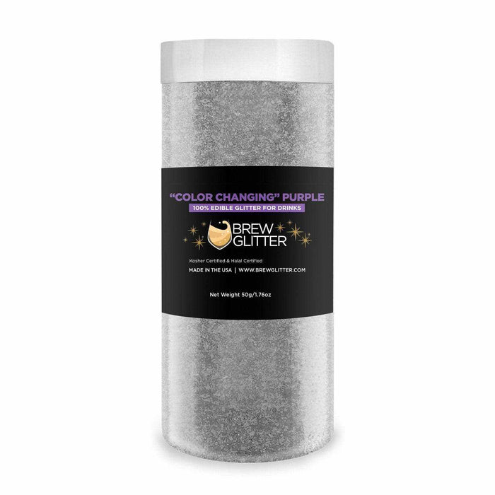 Purple Color Changing Edible Drink Glitter | Bakell