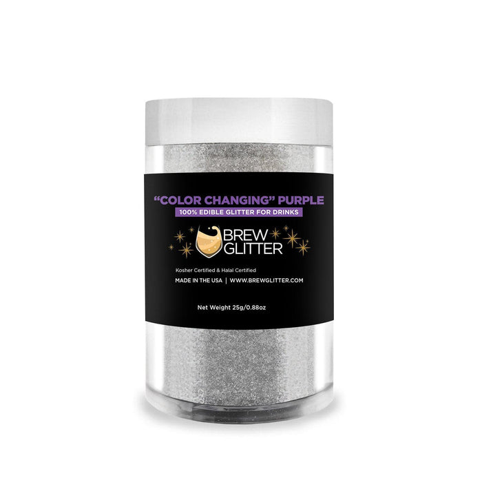 Purple Color Changing Edible Drink Glitter | Bakell