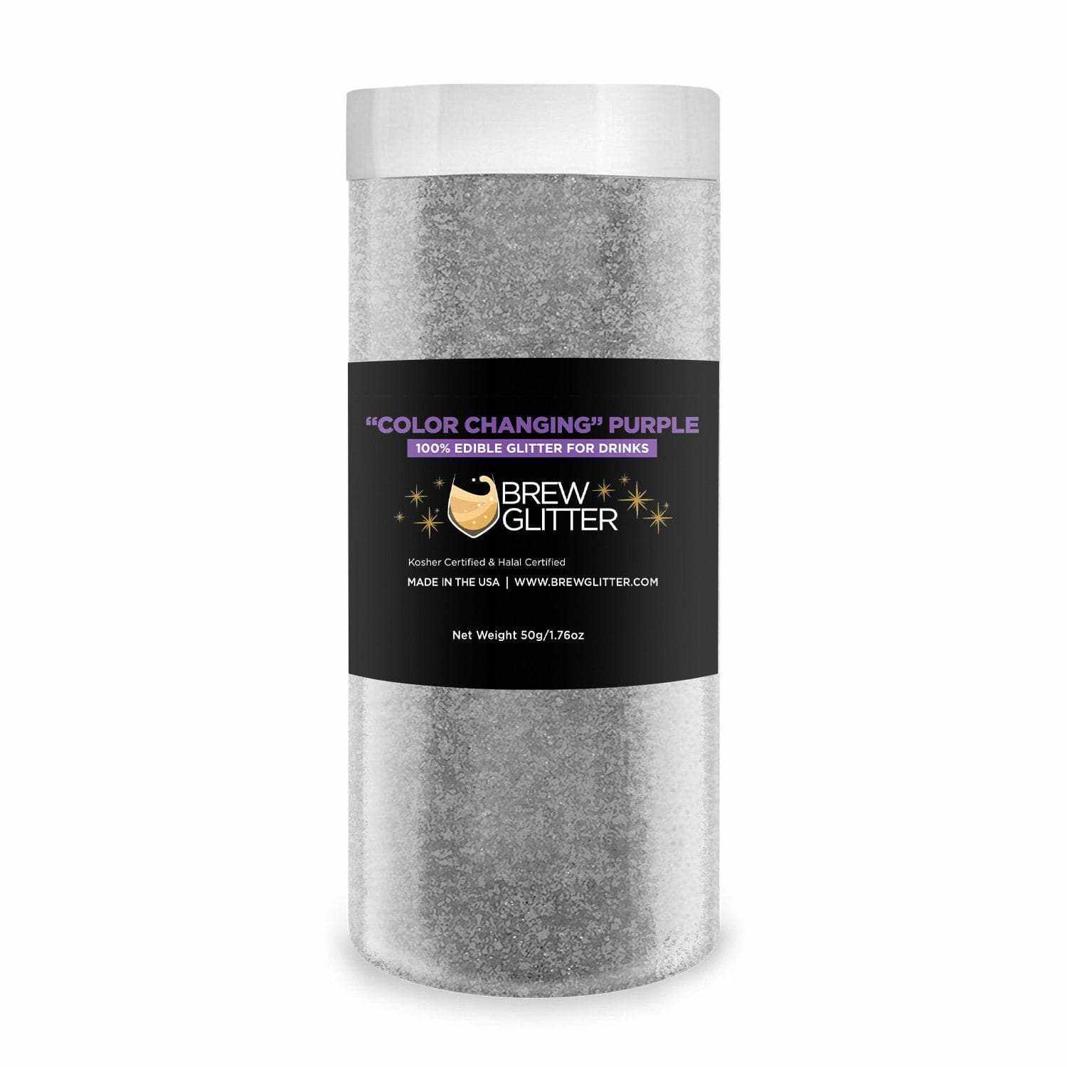 Bulk Size Purple Color Changing Glitter | Bakell