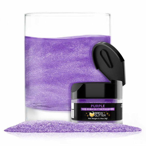 Purple Edible Glitter for Drinks | Brew Glitter®-B2C_Brew Glitter-bakell