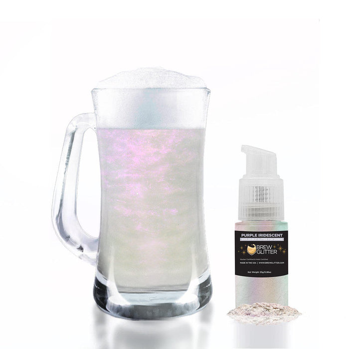 Purple Iridescent Brew Glitter Spray Pump Wholesale by the Case | Bakell.com