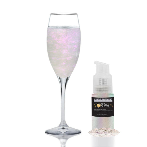 Purple Iridescent Brew Glitter Spray Pump Private Label Wholesale by the Case | Bakell.com