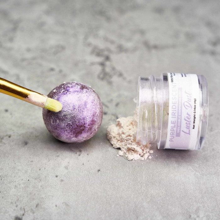 Purple Iridescent Luster Dust Pearlized Powder | Bakell