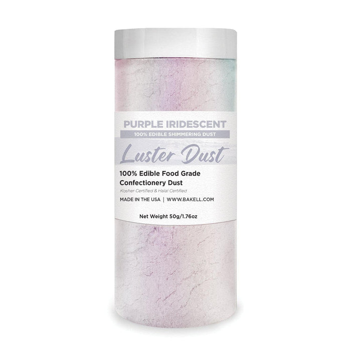 Purple Iridescent Luster Dust | 100% Edible & Kosher Pareve | Wholesale | Bakell.com