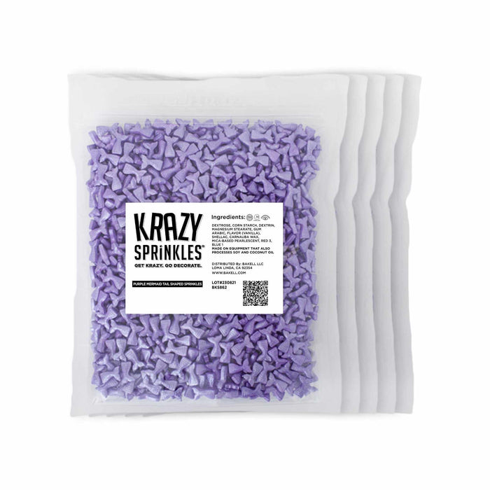 Mermaid Tail Purple Sprinkles by Krazy Sprinkles  | Bakell