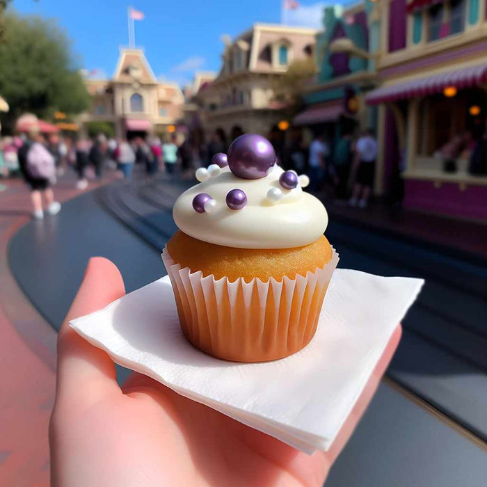Cupcake covered in Purple Pearl Krazy Sprinkles
