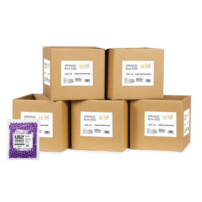 Buy Wholesale Purple 8mm Beads | Purple Krazy Sprinkles | Bakell