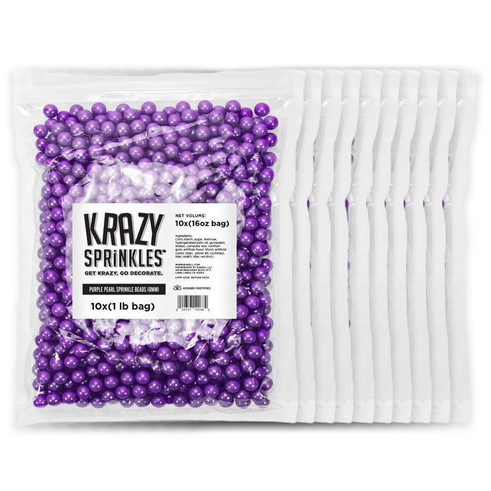 Buy Wholesale Purple 8mm Beads | Purple Krazy Sprinkles | Bakell