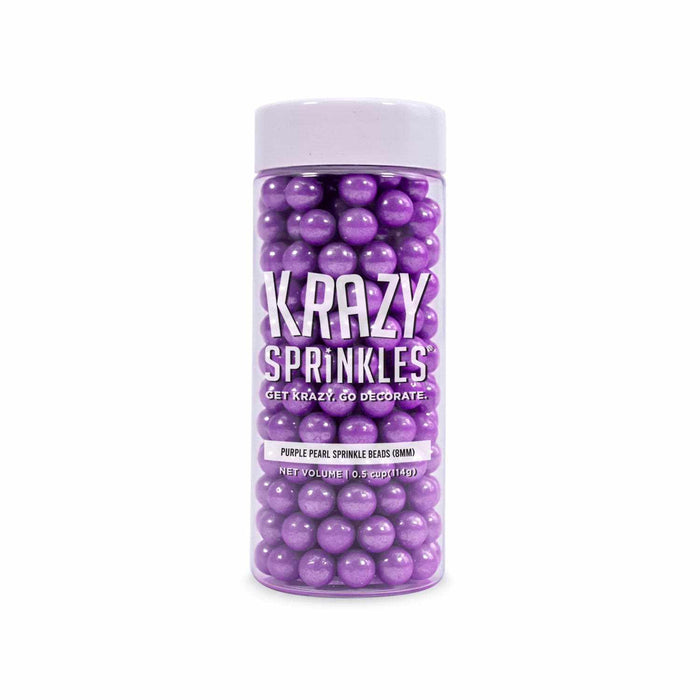 Purple Pearl 8mm Sprinkle Beads-Krazy Sprinkles_HalfCup_Google Feed-bakell