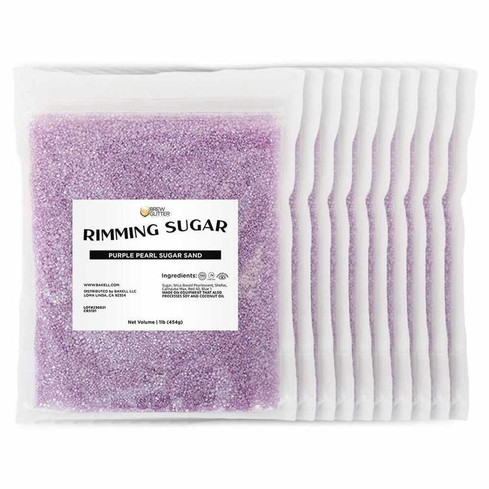 Bulk Size Purple Pearl Cocktail Rimming Sugar | Bakell