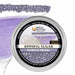 Purple Pearl rimming sugar in a 4oz tin with a shimmering purple cocktail glass garnish.