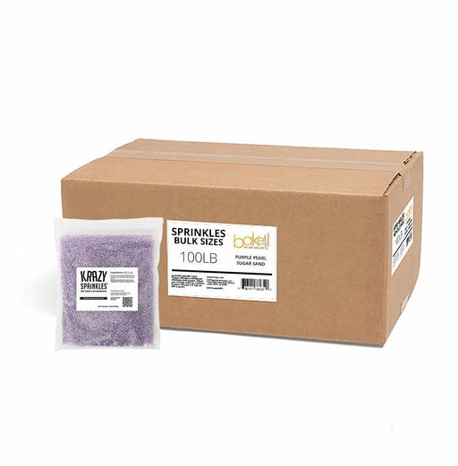 Purple Pearl Sugar Sand by the case | Bulk Sizes-Bulk_Sprinkles_Sugar Sand-bakell