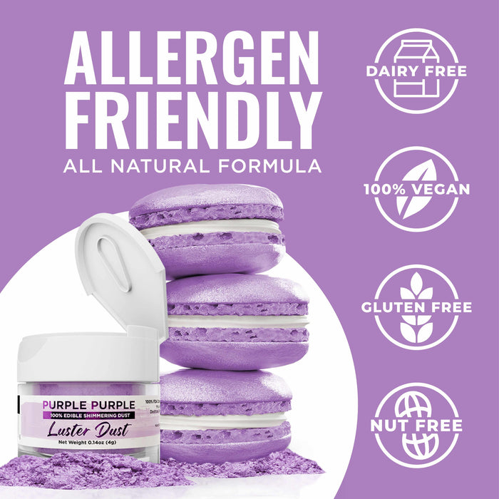 Purple Purple Luster Dust Private Label-Private Label_Luster Dust-bakell