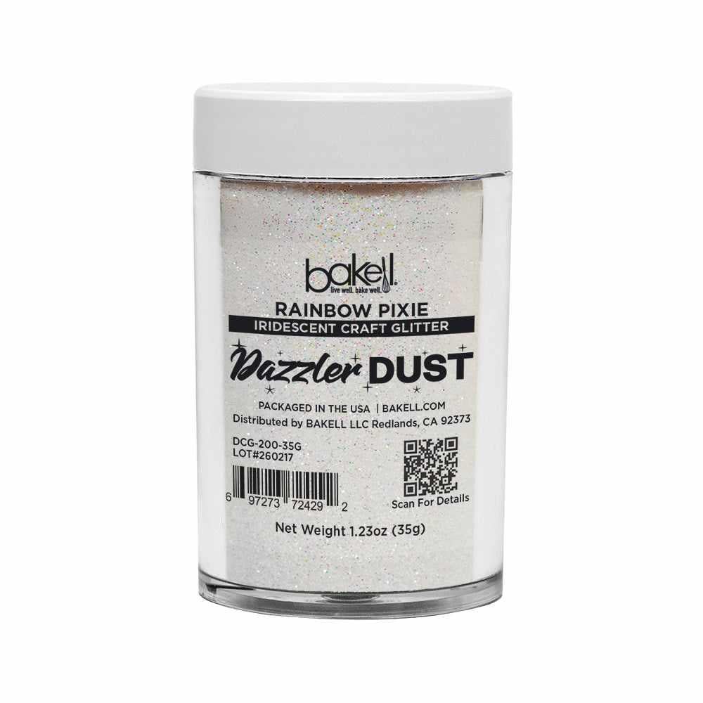 Rainbow Pixie Ultrafine Iridescent Craft Glitter Dazzler Dust | Premium Polyester Non-Toxic | Bakell-B2C_Dazzler Dust-bakell