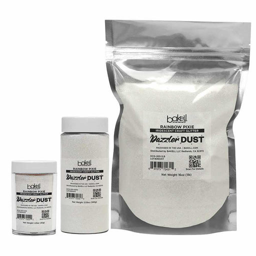 Rainbow Pixie Ultrafine Iridescent Craft Glitter Dazzler Dust | Premium Polyester Non-Toxic | Bakell-B2C_Dazzler Dust-bakell