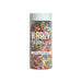 jar of rainbow squiggly confetti sprinkles