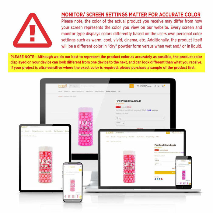 monitor color accuracy warning for online products