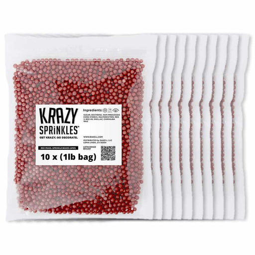 Red 4mm Beads by Krazy Sprinkles®|Wholesale Sprinkles