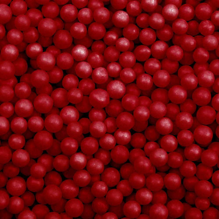 Red 4mm Sprinkle Beads Wholesale (24 units per/ case) | Bakell