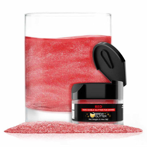 Red Brew Edible Glitter for Drinks | Brew Glitter®-B2C_Brew Glitter-bakell