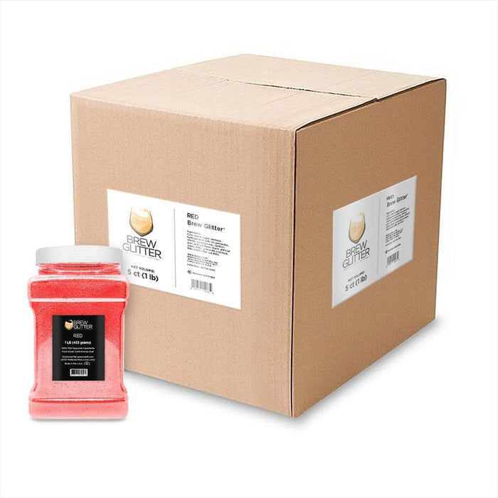 Buy Red Brew Glitter® Wholesale | Red Glitter For Drinks | Bakell