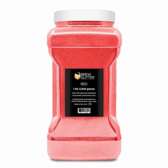 Red Beverage Glitter | Fun Edible Glitter | Bakell