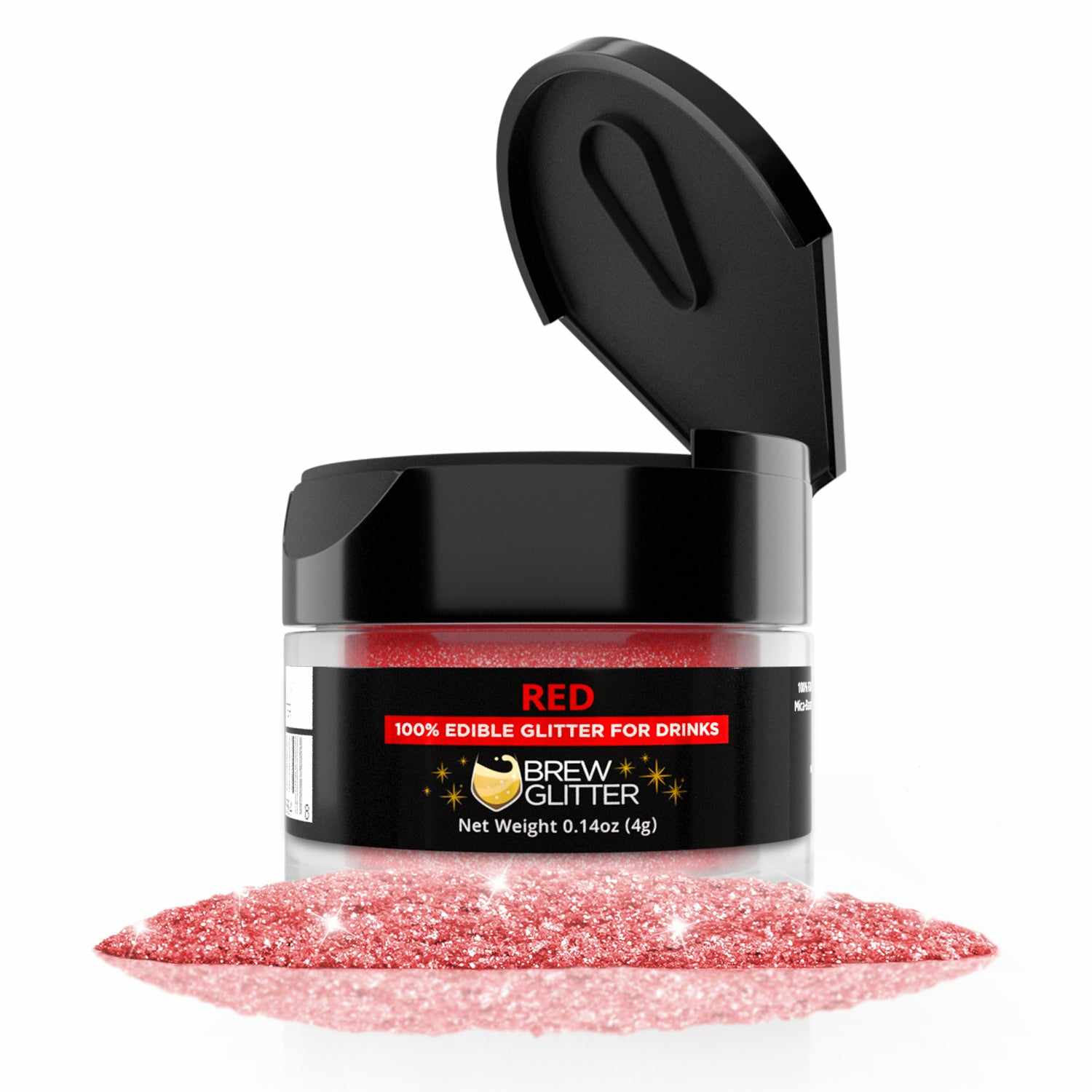 Red Cocktail Glitter | Edible Glitter for Cocktails Drinks!