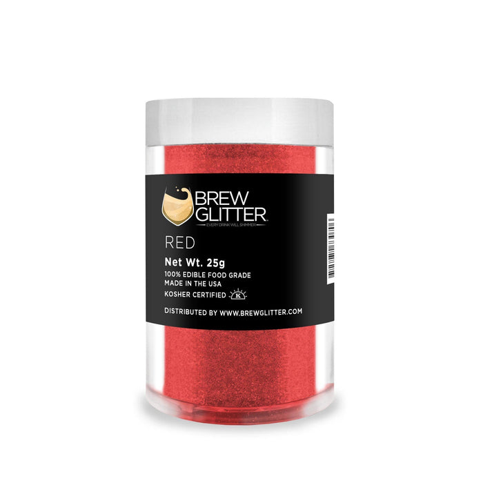 Red Glitter for Coffee, Cappuccinos & Lattes | Bakell.com