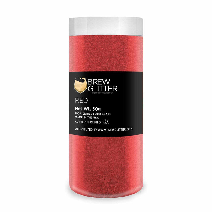 Red Beverage & Drink Glitter, Edible Glitter | Bakell.com