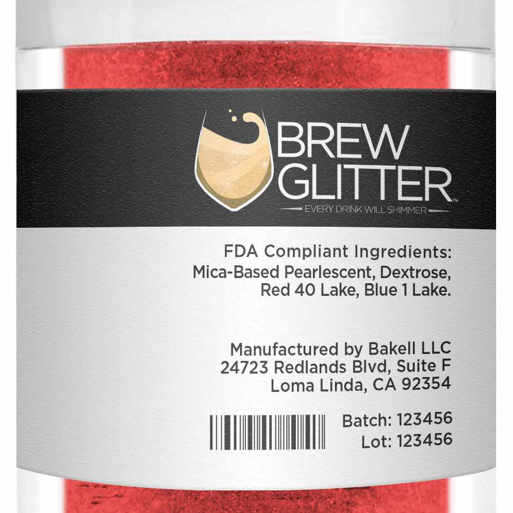 Red Brew Glitter® Bulk Size-Brew Glitter_Bulk Size-bakell