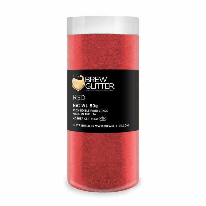 Red Brew Glitter®, Bulk Size | Beverage & Beer Glitters from Bakell